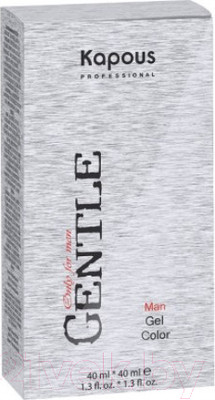 Гель-краска для волос Kapous Gentlemen для мужчин 3 (темно-коричневый)