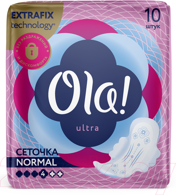 Прокладки гигиенические Ola! Ultra Normal Ультратонкие С шелковистой поверхностью (10шт)