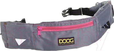 Сумка для дрессуры DOOG Maxi / WB17 (серый/розовый)