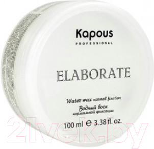 Воск для укладки волос Kapous Elaborate водный нормальной фиксации (100мл)