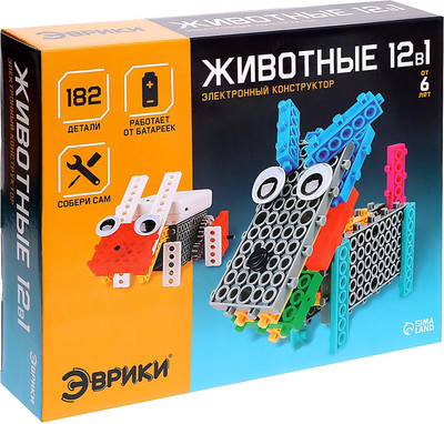 Конструктор управляемый Эврики Животные / 3584356