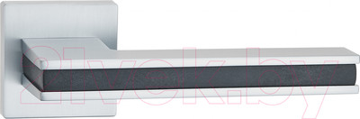 Ручка дверная Arnilux Паоло A44 MSC/Black (квадратная)