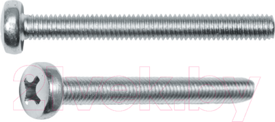 Винт Starfix Полусферическая головка М3x10 DIN 7985 / SMC1-51172-1000 (1000шт, оцинкованный)