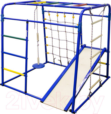 Детский спортивный комплекс Формула здоровья Start Baby 1 Плюс (синий/радуга)