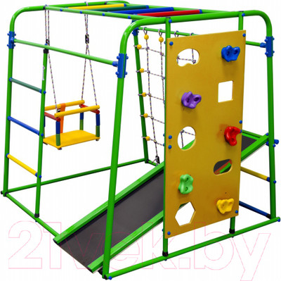 Детский спортивный комплекс Формула здоровья Start Baby 2 Плюс (салатовый/радуга)