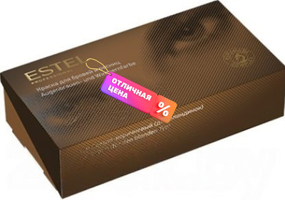 Набор для окрашивания бровей Estel Enigma тон светло-коричневый