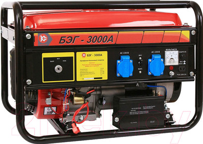 Бензиновый генератор Калибр БЭГ-3000А (59753)