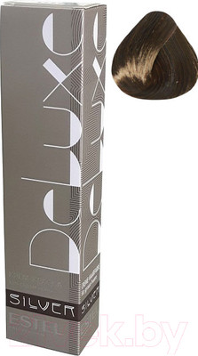 Крем-краска для волос Estel De Luxe Silver 4/0 (шатен)