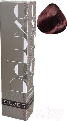 Крем-краска для волос Estel De Luxe Silver 6/56 (темно-русый красно-фиолетовый)