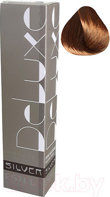 Крем-краска для волос Estel De Luxe Silver 6/75 (темно-русый коричнево-красный)