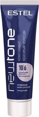 Тонирующая маска для волос Estel Newtone 10/6 (60мл, светлый блондин фиолетовый)