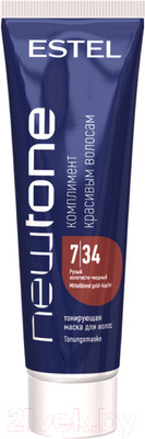 Тонирующая маска для волос Estel Newtone 7/34 (60мл, русый золотисто-медный )