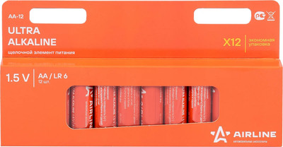 Комплект батареек Airline LR6/AA / AA-12 (12шт)
