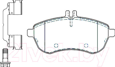 Тормозные колодки ATE 13046027322