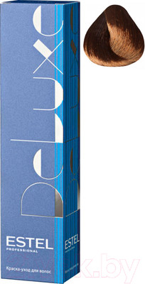 Крем-краска для волос Estel De Luxe 5/45 (светлый шатен медно-красный)