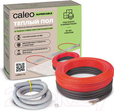 Теплый пол электрический Caleo Supercable 18W-120