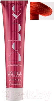 Крем-краска для волос Estel De Luxe Extra Red 88/55 (светло-русый красный интенсивный)