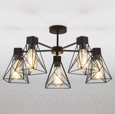 Люстра Евросвет Trappola 70107/5 (черный)