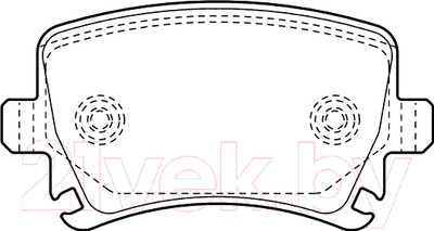 Тормозные колодки Valeo 301752