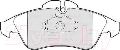 Тормозные колодки Valeo 301044