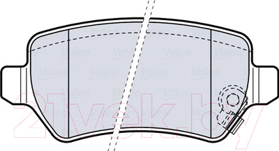 Тормозные колодки Valeo 301584