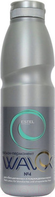 Средство для химической завивки Estel Wavex перманент №4 для обесцвеченных и поврежденных волос (500мл)