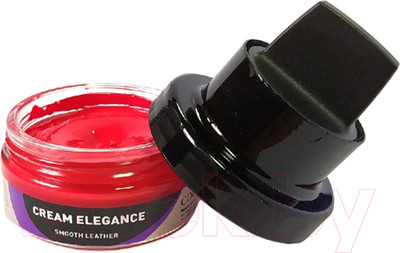 Крем для обуви Coccine Cream Elegance с губкой (50мл, красный)