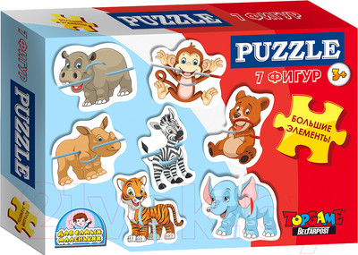 Набор пазлов Topgame Дикие животные / 01270