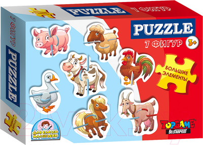 Набор пазлов Topgame Домашние животные / 01269