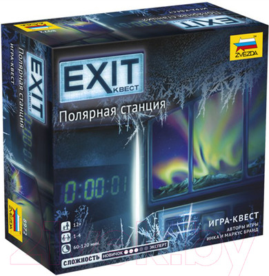 Настольная игра Звезда Exit-Квест. Полярная станция / 8972