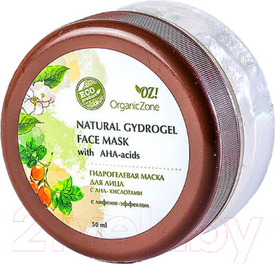 Маска для лица гидрогелевая Organic Zone С АНА-кислотами с лифтинг-эффектом (50мл)