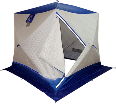 Палатка Пингвин Shelters Призма Премиум Термолайт (белый/синий)