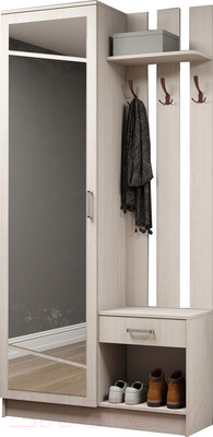 Секция в прихожую Астрид Мебель София-8 / ЦРК.СОФ.08 (анкор белый)