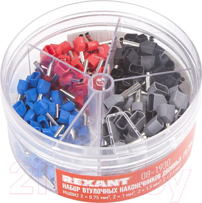 Набор наконечников-гильз для кабеля Rexant 08-1930