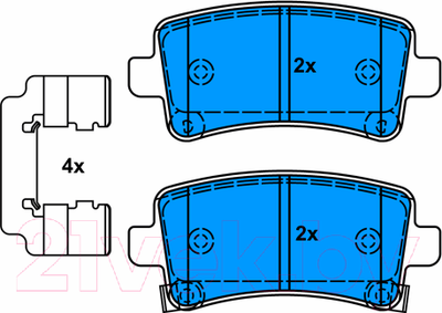 Тормозные колодки ATE 13046027552