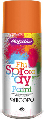 Краска Magicline Флюорисцентная / 1050 (265г, оранжевый)
