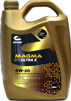 Моторное масло Cyclon Magma Syn Ultra S 0W20 / JM04708 (4л)