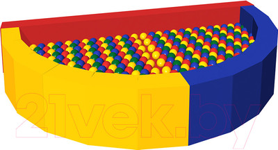 Сухой бассейн Romana Ломтик ДМФ-МК-12.47.01 (300 шариков)