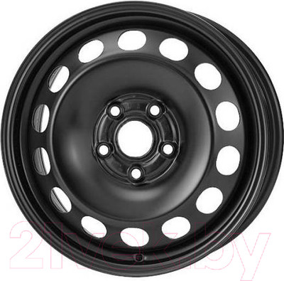 Штампованный диск ТЗСК Lada 15x6" 4x98мм DIA 58.5мм ET 35мм Черный глянец