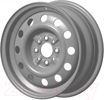 Штампованный диск ТЗСК ВАЗ-08 13х5.5" 4х98мм DIA 58.6мм ET 35мм Серебро