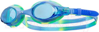Очки для плавания TYR Kids Swimple Tie Dye / LGSWTD/48 (голубой)