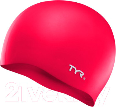 Шапочка для плавания TYR Wrinkle Free Silicone Cap / LCS/610 (красный)