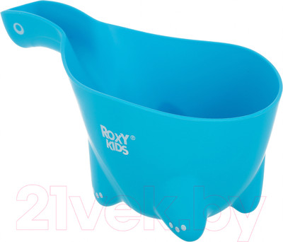 Ковшик для купания Roxy-Kids Dino Safety / RBS-003-B (cиний)