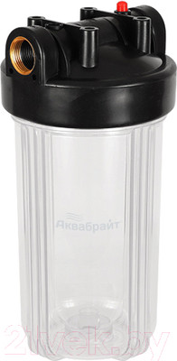 Магистральный фильтр Аквабрайт Стандарт АБФ-10ББ-ПР (прозрачный корпус)