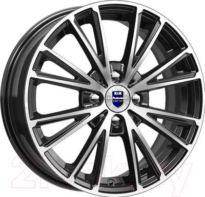 Литой диск K&K Меандр (КС879) 16x6" 4x108мм DIA 63.35мм ET 47.5мм Алмаз черный