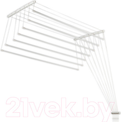 Сушилка для белья Comfort Alumin Group Потолочная 7 прутьев 170см (сталь/белый)