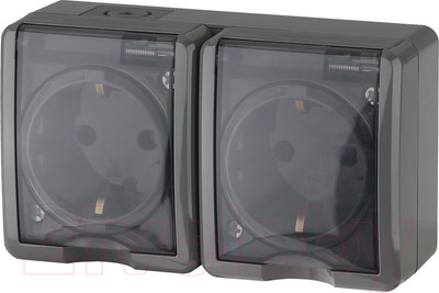 Розетка ЭРА Эксперт 11-2403-03 (серый)