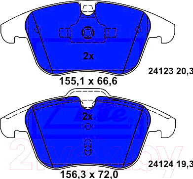 Тормозные колодки ATE 13046072282
