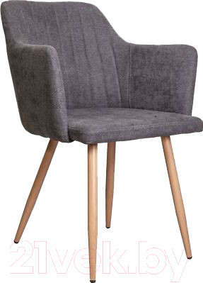 Стул AksHome Brit (темно-серая ткань 1701-30/дуб)