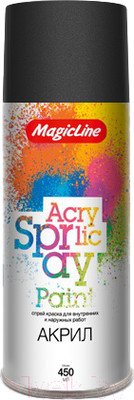 Краска Magicline RAL 9004 / 010 (265г, черный матовый)